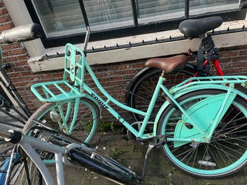 26 inch Spirit damesfiets met kapot stuur