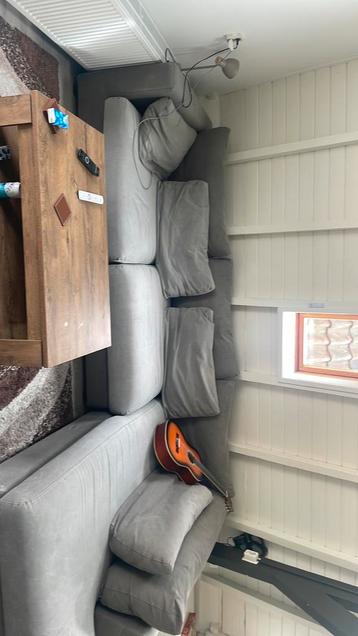 Hoekbank grijs groot