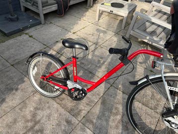 Koppelbare tandem fiets kind - Inclusief bagagedrager