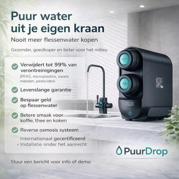 PuurDrop Hydriva | Omgekeerde Osmose Systeem Premium