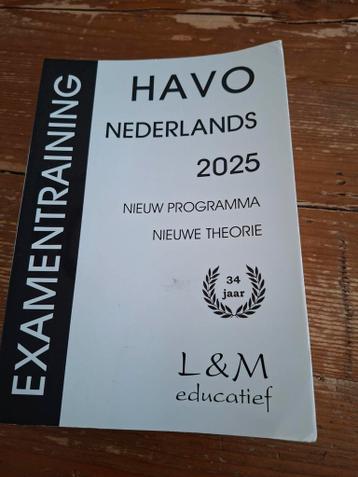 Examentraining HAVO Nederlands 2025 - Nieuw Programma
