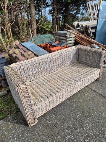 Rotan Loungebank - Exclusief Kussens