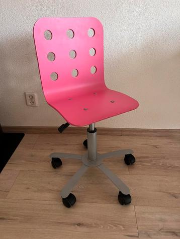 Kinder bureaustoel roze