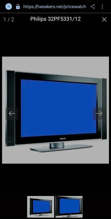 Philips HD Ready TV 32 inch met voet en afstandsbediening