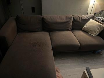 Ikea hoekbank voor 3 personen - Gebruikt