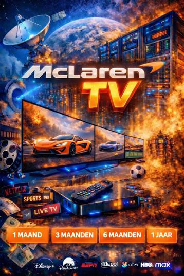 McLaren TV IPTV Abonnement - Live TV & Streaming