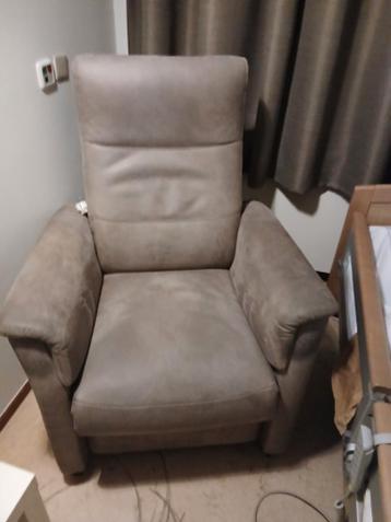 Comfortabele relaxstoel - Beige