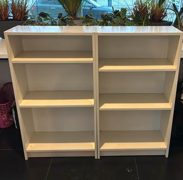 Billy boekenkastjes wit Gratis! 2 stuks van bxdxh 60x28x106