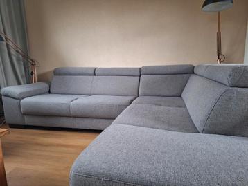 Gratis Hoekbank 255x210 cm - Grijze Stof