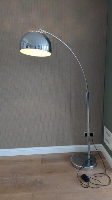 Stijlvolle RVS Booglamp - Modern Design Vloerlamp