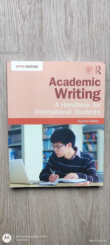 Academic Writing: A Handbook for International Students