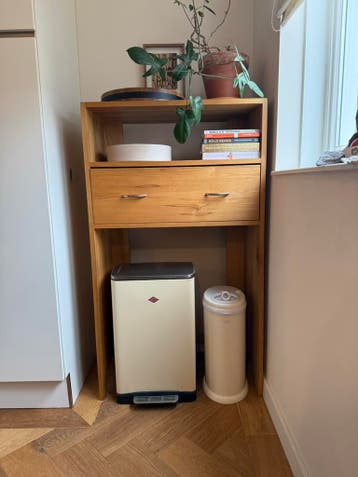 Massief essen houten kast meubelmaker