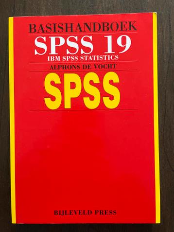 GRATIS boek SPSS 19 - Statistiek Psychologie Studieboek