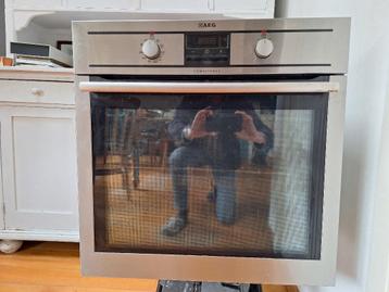 hete lucht oven AEG inbouw H 580, B 545, D 550 mm
