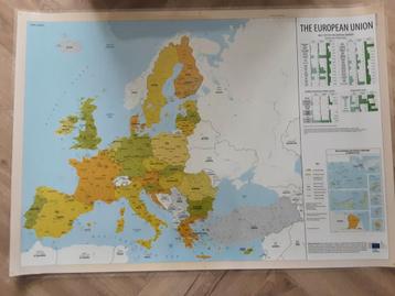 Grote kaart Europese Unie