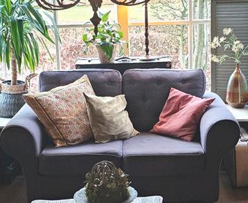 Comfortabele tweepersoonsbank - Grijs/Antraciet