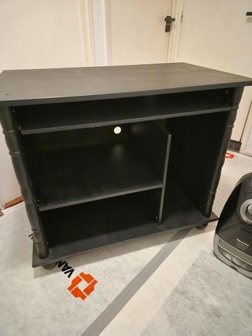 Mooi klein buro L96 B56 H80 cm zwart