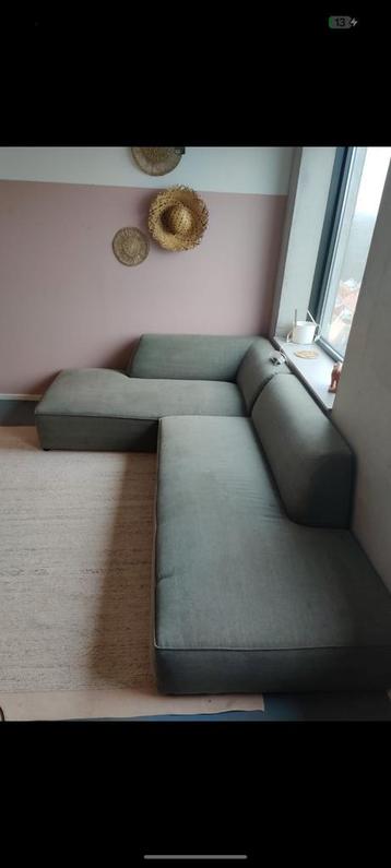 Elementenbank / hoekbank groen  GRATIS