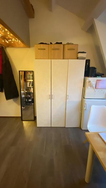 Witte Kledingkast met Vakken en Hangers