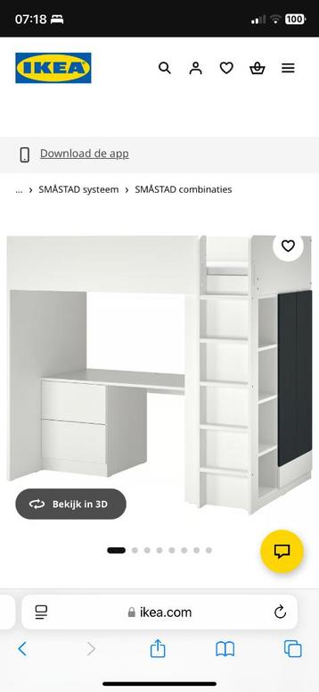 Smastad hoogslaper IKEA