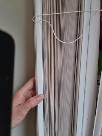 4 nette Veneta plissé gordijnen, zandkleur, diverse maten