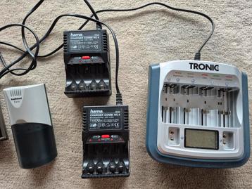 Batterijladers: Hama, Hahnel en Tronic