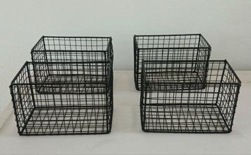 Draadmandjes _ Zwart,