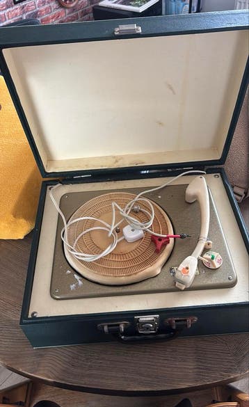 Vintage Draagbare Platenspeler - Jaren '60/'70