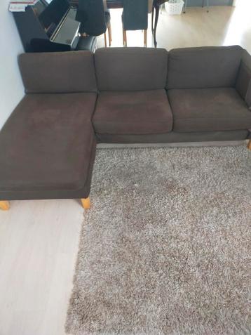 Gratis Ikea Karlstad bankstel met chaise longue (kat)