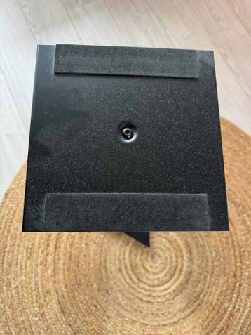 Standaard voor boxen - Zwart, in hoogte verstelbaar