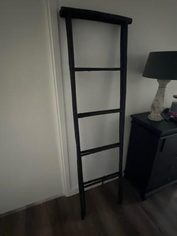 Decoratieve ladder - Zwart bamboe