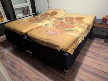 2x Elektrisch Boxspring Bed met Topper - 210x100cm