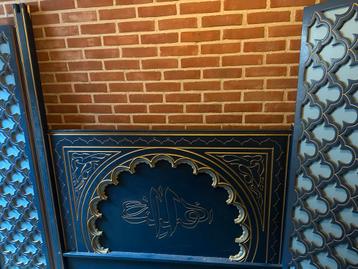 Oosters Handgemaakt Bedframe/Bedbak paneel - Uniek Design