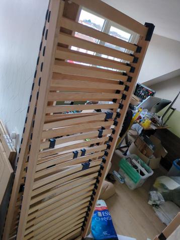 2x Lattenbodems 70x200 cm