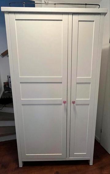 Witte IKEA HEMNES kledingkast - 190x107x55 cm