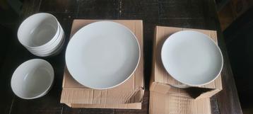 Grijs/groene IKEA borden en kommen set  - Zo goed als nieuw