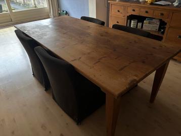Grenen eettafel - 220x100 cm