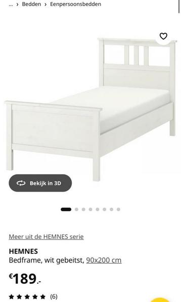 Hemnes bed - ikea - 1 persoons