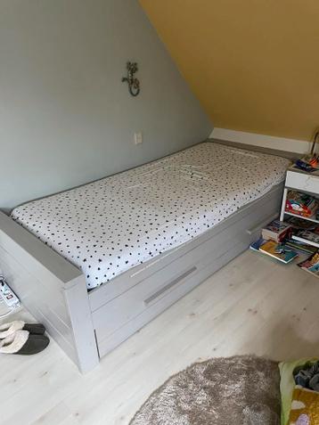 Bed met uitschuiflade - 220x95x54 cm