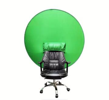 Opvouwbaar Groen Scherm voor Streaming/Videoconferenties