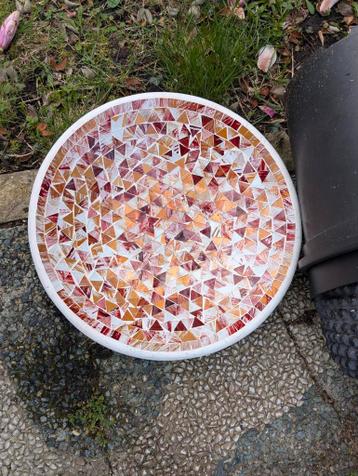 Decoratieve mozaïek schaal - Rond