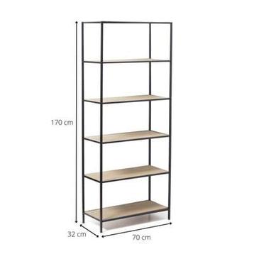 Xenos Boekenkast Duncan - 170x70x32 cm