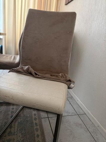 6 stoelen - Eetkamerstoelen met hoezen