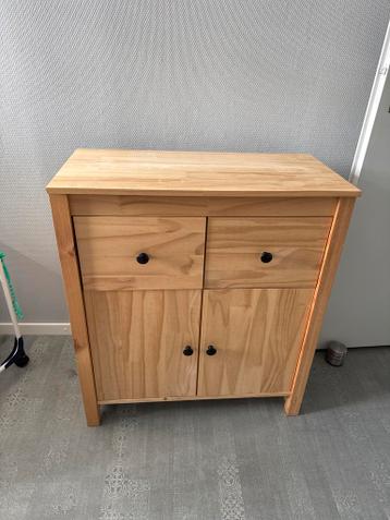 Grenen kastje met lades en deuren - Gratis af te halen