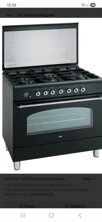 Etna 1927BRCA Vrijstaand Gasfornuis met Oven