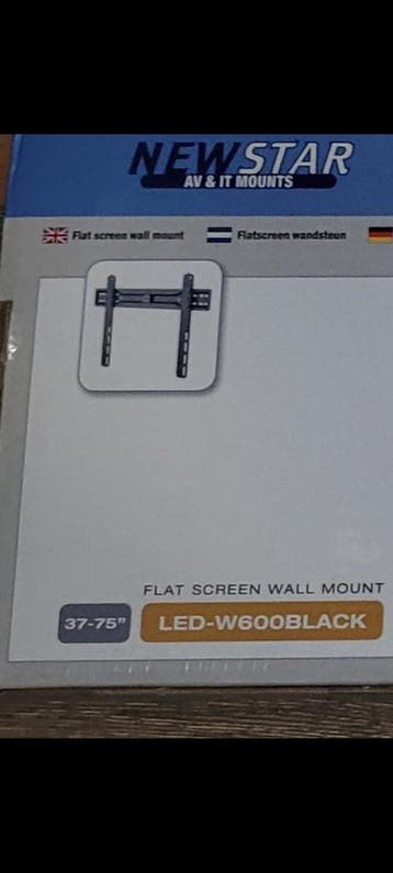 Neomounts LED-W600BLACK TV-beugel wand 37-75