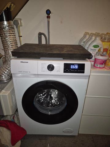 Wasmachine Hisense gratis