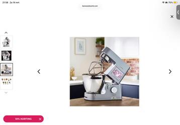Gezocht: Kenwood Cooking Chef KCL95 of KCL75 met touchscreen
