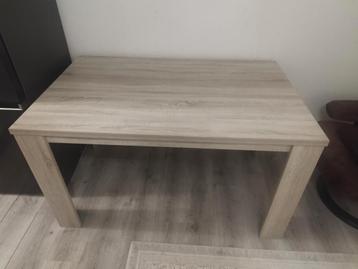 Eettafel 140x90 cm - Licht hout / Eiken look - Goede staat