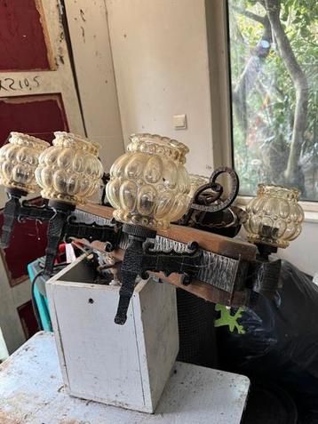 Een vintage/rustieke hanglamp (gratis)